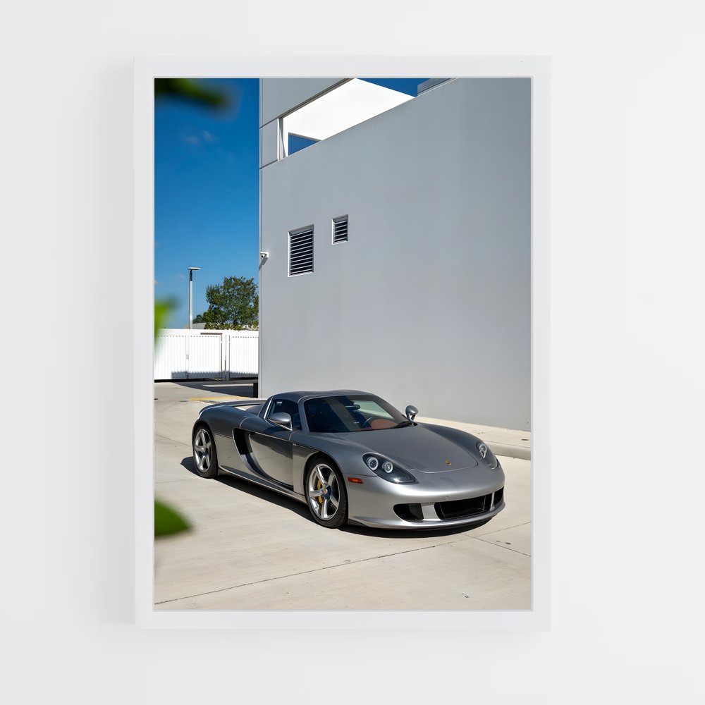 Poster Carrera Élégante – affiche Porsche (vue 3)